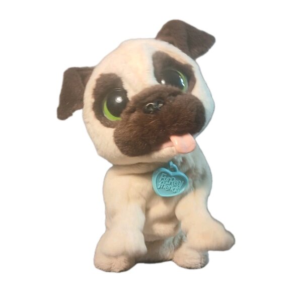 Fur Real Friends JJ My Jumping Pug Animated Pet Plush Barking Puppy Dog 10" Test - Picture 1 of 12